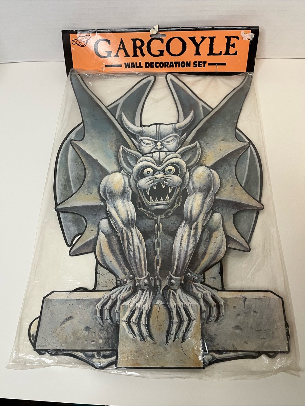 Vintage Masquerade Tyme Die Cut Halloween Gargoyle Wall Decoration Set NEW